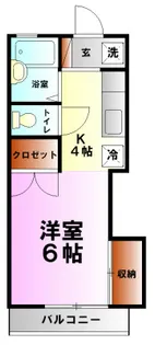 エクセル扇【2階】の間取り