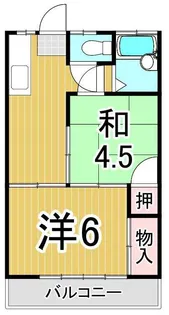 ヒルマハイツ【3階】の間取り