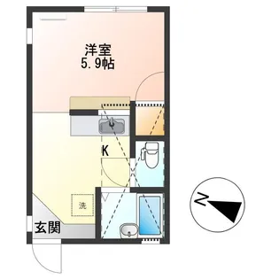 メイプル【1階】の間取り