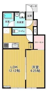 ル リオンB【1階】の間取り