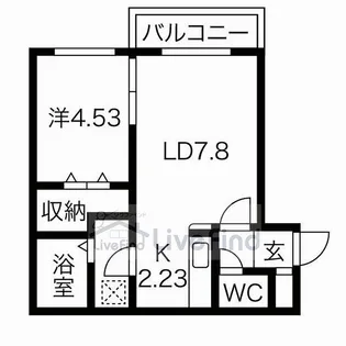 AYA HiLLS(エイワイエー ヒルズ)【4階】の間取り