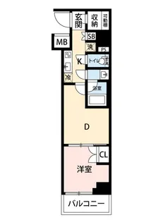 マイナビSTAY東京羽田【7階】の間取り