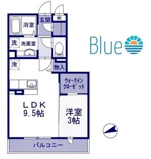 ディアコート【2階】の間取り