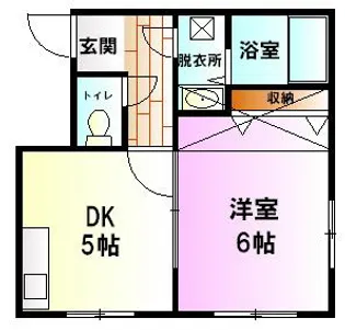 ローズヒル城山【2階】の間取り