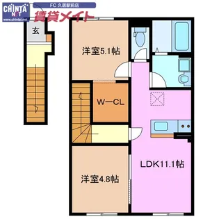 Master Piece88【2階】の間取り