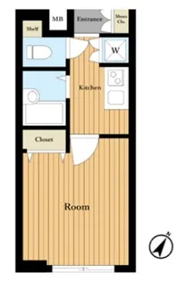 プレール・ドゥーク文京本駒込【4階】の間取り