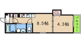 GRANDIR玉出【3階】の間取り