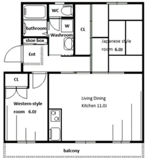 パストラル530【3階】の間取り