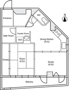 ロックハイツ【2階】の間取り