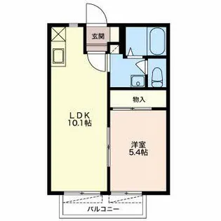 アマリージュ【2階】の間取り