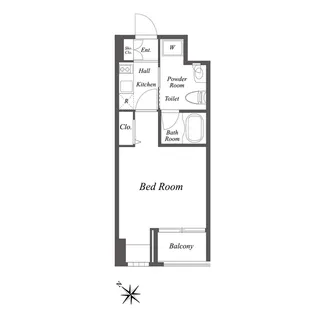 ニューシティアパートメンツ新川II【5階】の間取り