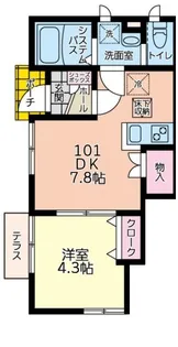 Espoir【1階】の間取り
