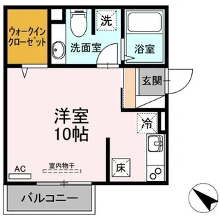 CUBE AI【1階】の間取り