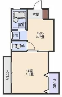 ハウスイシバシ【2階】の間取り