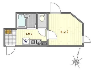 ノーザンロード志茂【2階】の間取り