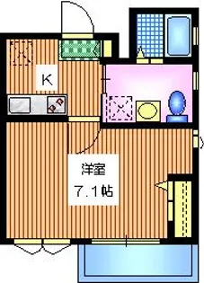 M・I目黒【2階】の間取り