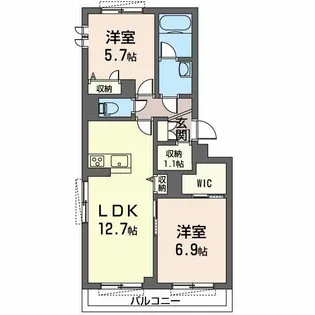 グレイス ソフィア【1階】の間取り