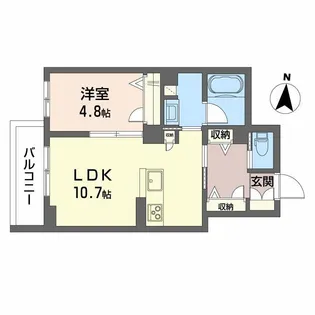 オルトペディアA【1階】の間取り