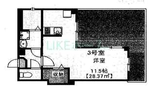 CREW HOUSE 東松戸【1階】の間取り