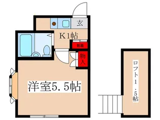 春香パレス【1階】の間取り