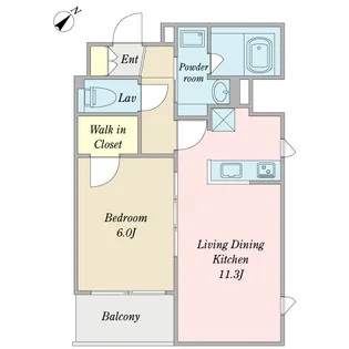 プリマヴィラ西船橋【7階】の間取り