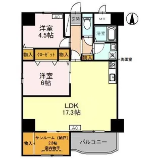 アウスピオーリ【3階】の間取り