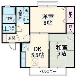 ボーヌファム I【1階】の間取り