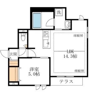 (仮称)木月4丁目メゾン【1階】の間取り
