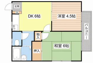 デルフィーノ・Y【2階】の間取り