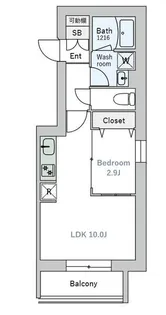 GranDuo芝公園【4階】の間取り