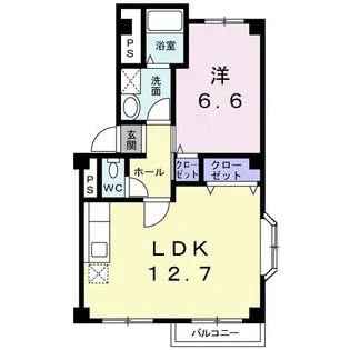 メゾントルペ【2階】の間取り