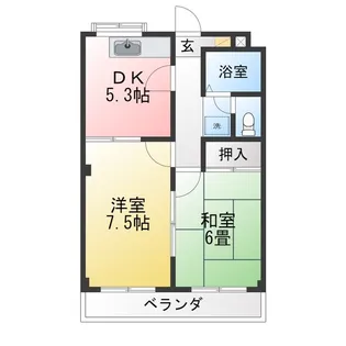 ルミネイトウ【2階】の間取り