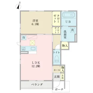 さくらヴィレッジ【1階】の間取り