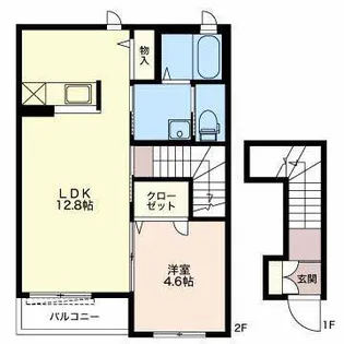 プレミアス【2階】の間取り