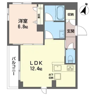 カーサ北沢【1階】の間取り