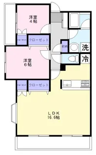 クレッシェンド【3階】の間取り