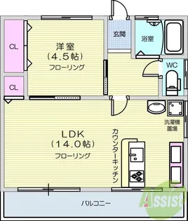 星コーポ【2階】の間取り