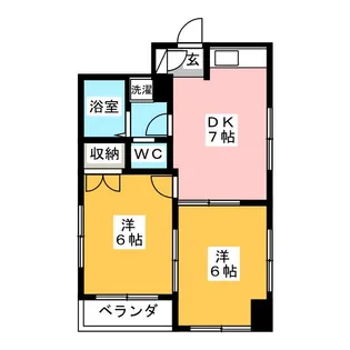 コモリヤビル【4階】の間取り