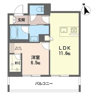エクラ ドレ【1階】の間取り