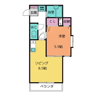 SPACEYOUII【2階】の間取り