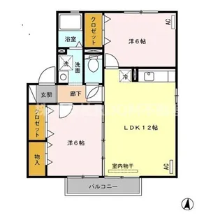 ザ・グレイシズ A・B・C棟【1階】の間取り