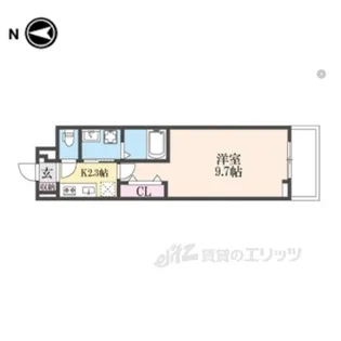 メゾンリアリ3【1階】の間取り