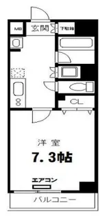 グランメール成増【7階】の間取り