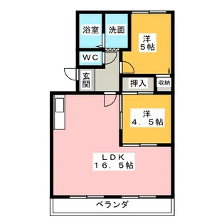 CRYSTAL PALACE【4階】の間取り