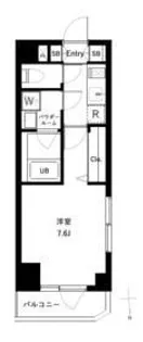 オーキッドレジデンス上野稲荷町II【3階】の間取り