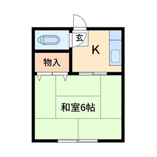 本田マンション 1号棟【3階】の間取り