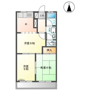 サンクエストA【3階】の間取り