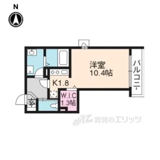 シャーメゾンディアリオ【2階】の間取り