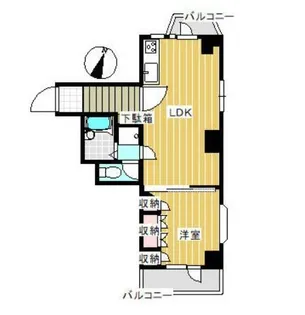 オーシャンヴィレッジ西蒲田【5階】の間取り
