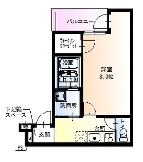 フジパレス松下町1番館【1階】の間取り